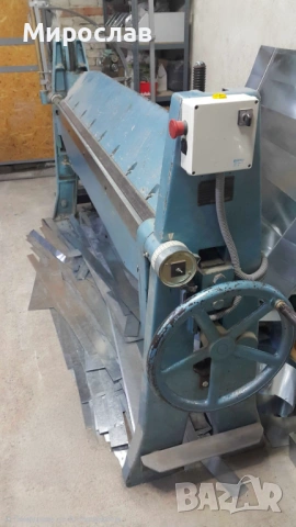 Абкант за огъване на ламарина, престилков, полумеханичен, 2000х1,5мм, снимка 2 - Други машини и части - 53918717