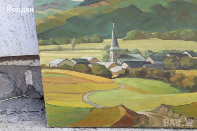 Картина масло върху платно, снимка 6 - Картини - 50701759