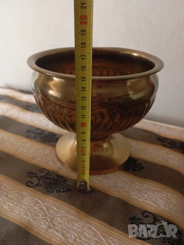 Винтидж саксия кашпа, снимка 2 - Други - 50937917