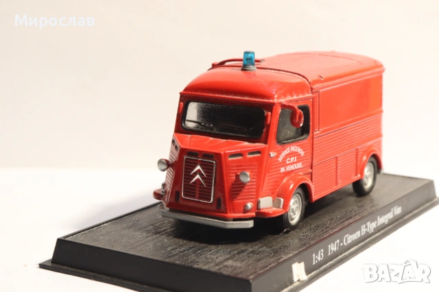 1:43 DEL PRADO??? CITROEN ПОЖАРНА КОЛИЧКА МОДЕЛ КАМИОН, снимка 3 - Колекции - 53339045