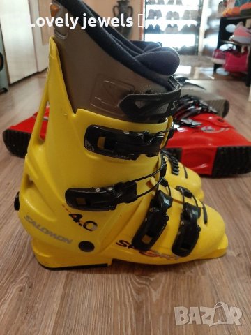 Ски обувки жълти номер 39 Salomon , снимка 4 - Зимни спортове - 40133765