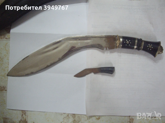 Старо голямо кукри., снимка 2 - Антикварни и старинни предмети - 54361835