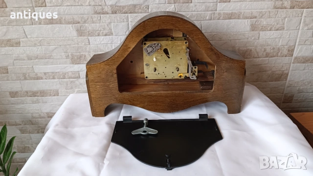 Стар руски каминен часовник - ВЕСНА / VESNA - 1975г., снимка 7 - Антикварни и старинни предмети - 54105702