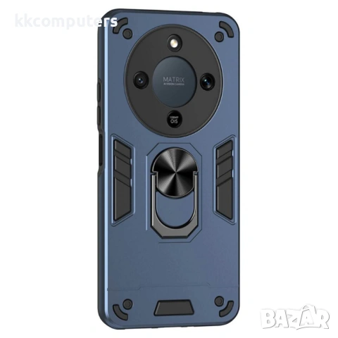 Калъф за Honor Magic8 Lite 5G - PC+TPU, с Ротационен стенд, Монтаж за Кола, 3 Цвята, Вкл. Протектор, снимка 2 - Калъфи, кейсове - 53174538