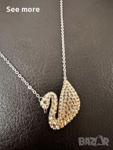 SWAROVSKI комплект - колие и гривна, снимка 7 - Бижутерийни комплекти - 52866933