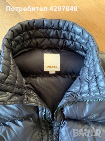 Яке Diesel с пух, ХЛ размер, снимка 4 - Якета - 52896026