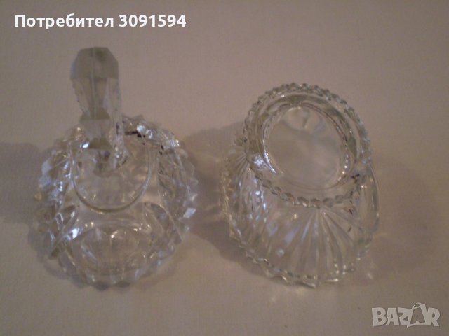 1930 г  Стара стъклена бонбониера - кутия за бижута, снимка 9 - Антикварни и старинни предмети - 36804358