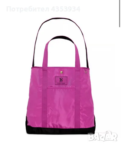 Victoria’s Secret Carryall Tote Bag, снимка 4 - Чанти - 56075544