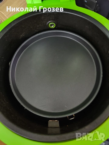 VitAir 1400W 9L Комби Въздушен Фритюрник Зелен Еър Фраер, снимка 6 - Фритюрници - 53938682