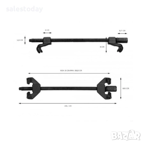 Скоба за пружини, 28мм, снимка 3 - Аксесоари и консумативи - 38745340