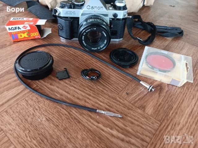 Canon AE-1 фотоапарат,камера, снимка 6 - Фотоапарати - 50939147