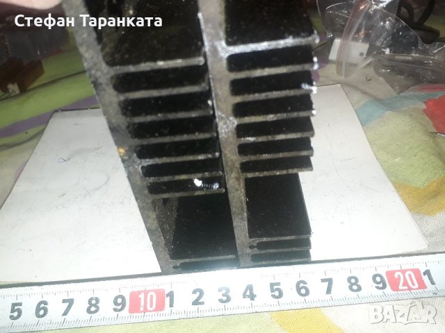 Алуминиев радиатор-охладител за аудио усилватели, снимка 5 - Други - 42899121