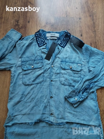 Replay - страхотна дамска риза НОВА С ЕТИКЕТИ ХС, снимка 5 - Ризи - 51660092