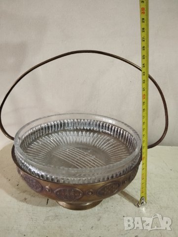 Купа,фруктиера арт нуво, снимка 4 - Други ценни предмети - 44296726