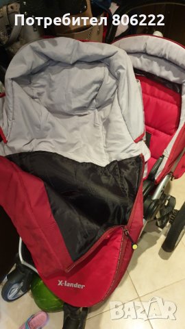 X lander количка с два коша и чанта и..., снимка 18 - Детски колички - 29103771