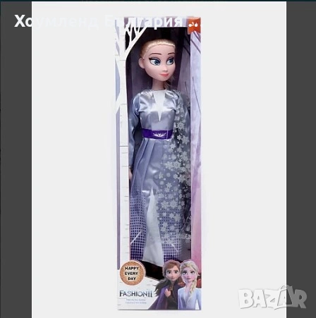 Голяма 70см магически пееща Кукла Елза FROZEN, снимка 2 - Кукли - 54356375