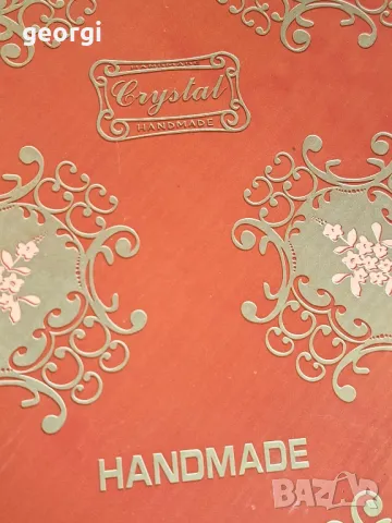 сервиз за вино 6 чаши рубинен кристал  1/5, снимка 13 - Сервизи - 48731579