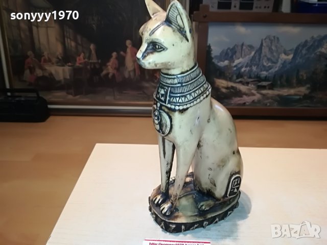 ⭐️КОТКА 30СМ-ВНОС ФРАНЦИЯ 0210221034L, снимка 6 - Антикварни и старинни предмети - 38188632