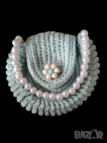 Плетена малка чантичка цвят по избор на клиента   , снимка 15 - Чанти - 51172495