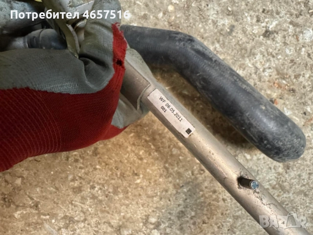 Алуминиево водно съединение Ауди Audi A8 D4 H4 6.3 W12 500ps. само за 60лв. 07p121050d, снимка 2 - Части - 52515269