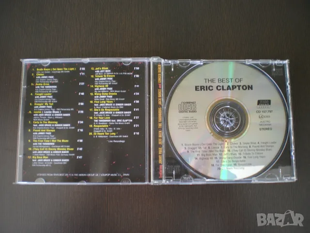 Eric Clapton ‎– The Best Of Eric Clapton CD, Compilation, снимка 2 - CD дискове - 49774766