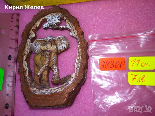 КРАСИВО ДЕКОРАТИВНО СЛОНЧЕ ФИГУРКА от ПОЛИРЕЗИН 38300, снимка 7 - Декорация за дома - 44186563