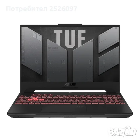 Гаранция ASUS TUF A15/144Hz/RTX 4050/Ryzen 7 7435HS/16GB DDR5/512GB NVMe/RGB, снимка 3 - Лаптопи за работа - 56038617