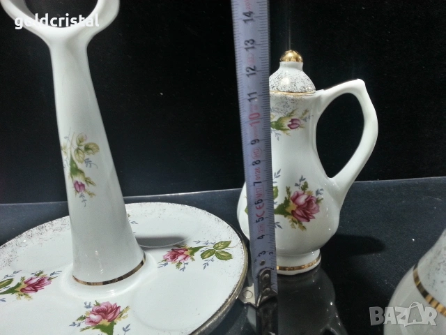 Стар полски порцелан комплект за подправки , снимка 5 - Антикварни и старинни предмети - 53068253