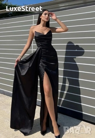 Сатен 🤍Дамски Рокли , снимка 3 - Рокли - 53880033