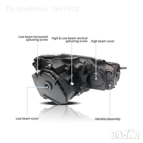 Комплект фарове с динамични мигачи за VW GOLF 6 2008 - 2012, снимка 5 - Части - 47488672