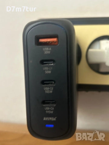 адаптер fast charge с 4 места за зареждане , снимка 2 - Оригинални зарядни - 56540231