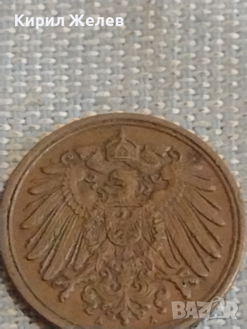 Три монети DEUTCHES REICH PFENNIG Германия стари редки за КОЛЕКЦИЯ 31453, снимка 7 - Нумизматика и бонистика - 44637163