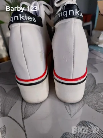 Дамски кецове с платформа, снимка 2 - Кецове - 49511933