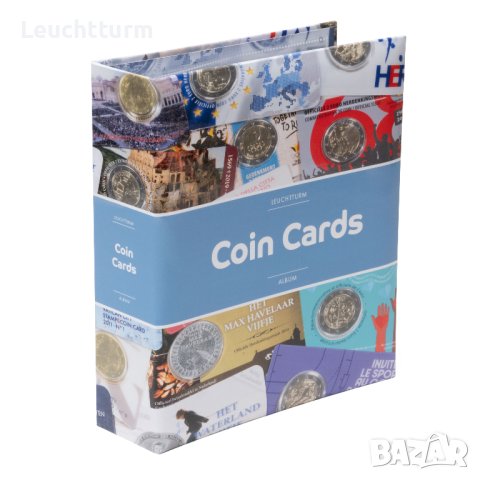 АЛБУМ ЗА 80 БРОЯ МОНЕТИ В КАРТИ , БЛИСТЕРИ 