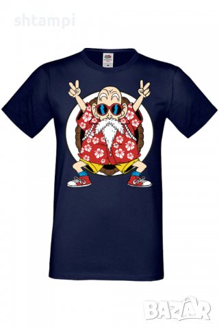 Мъжка тениска Dragon Ball Z Master Roshi,Анимация,игра,Празник,Повод,, снимка 6 - Тениски - 37936863
