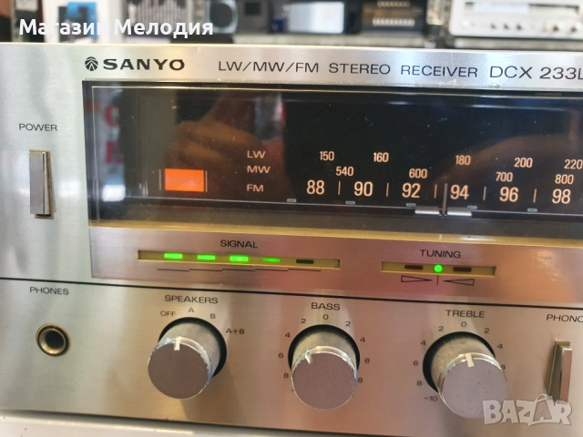 Ресийвър Sanyo DCX 233L В отлично техническо състояние, много добър външен вид., снимка 5 - Ресийвъри, усилватели, смесителни пултове - 24095849
