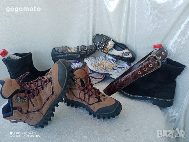 КАТО НОВИ водоустойчиви туристически трекинг обувки Salomon®,естествена кожa,THINSULATE® мембрана, снимка 15 - Други - 44199872