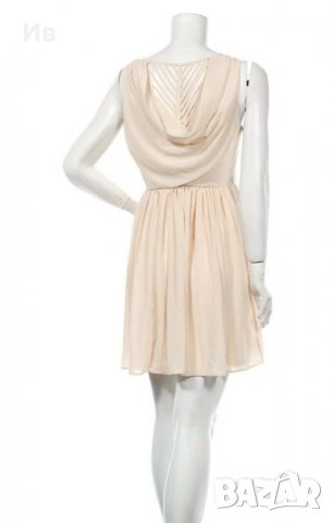 Рокля цвят екрю, снимка 3 - Рокли - 37540158