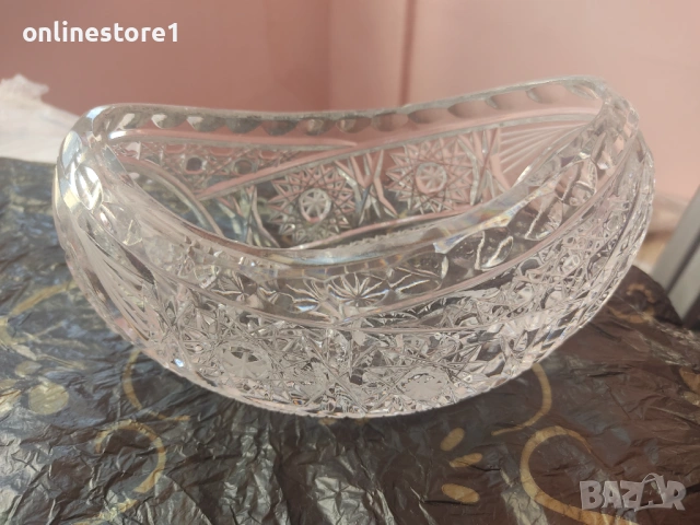 Бонбониера от оловен кристал Чехословакия , снимка 9 - Други - 53918368