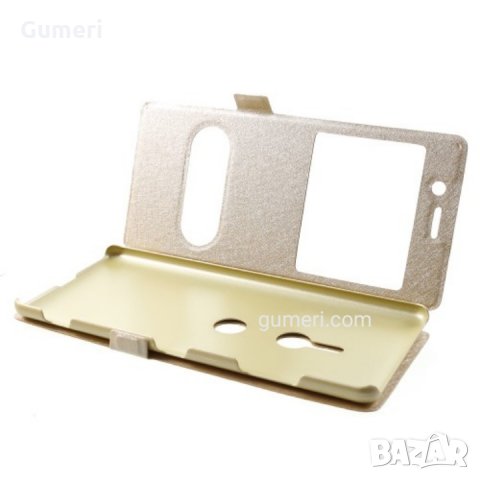 Sony Xperia XZ3 Калъф тип тефтер с прозорец , снимка 2 - Калъфи, кейсове - 30567320