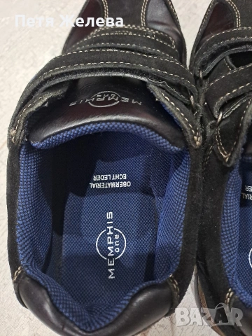 Мъжки обувки от естествена кожа  MEMPHIS, снимка 3 - Ежедневни обувки - 53231959