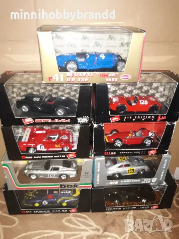 Ferrari Alfa Romeo Bugatti Porsche 1.43 Brumm, снимка 6 - Колекции - 56442005