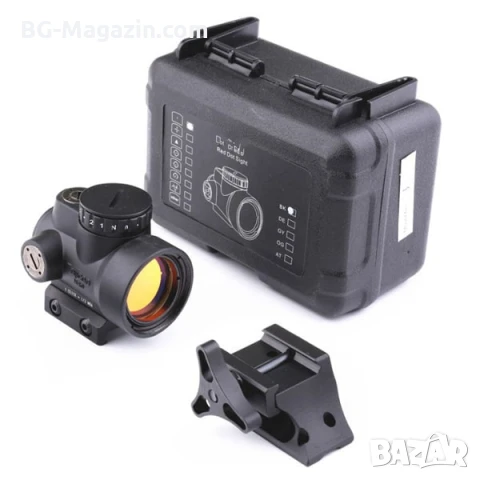 Тактически бързомер оптически прицел Trijicon 1×25 с две стойки за лов еърсофт въздушна пушка оръжие, снимка 9 - Оборудване и аксесоари за оръжия - 51051376