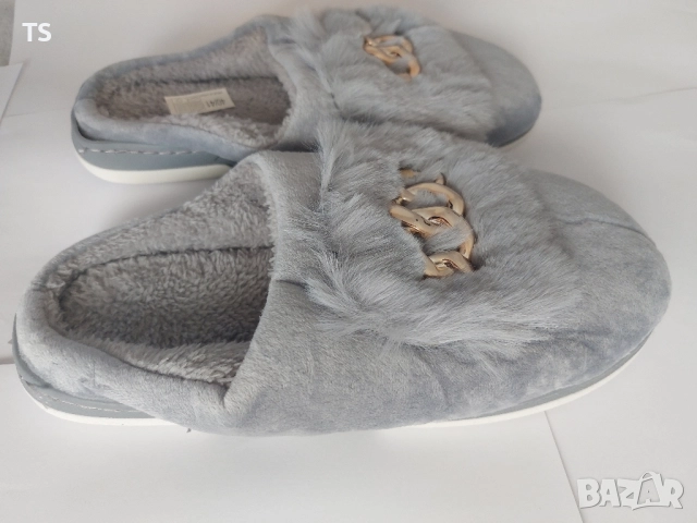 Пухкави дамски пантофи, снимка 3 - Пантофи - 51878298