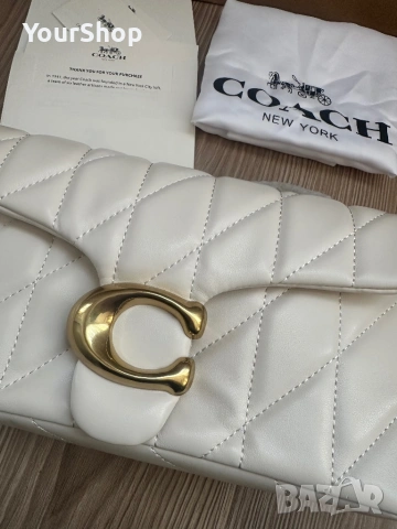 Дамска чанта Tabby Shoulder Bag 26 в бял цвят, снимка 3 - Чанти - 54048984