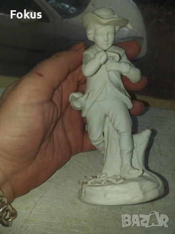 Sitzendorf - фигура статуетка порцелан, снимка 3 - Антикварни и старинни предмети - 53370312