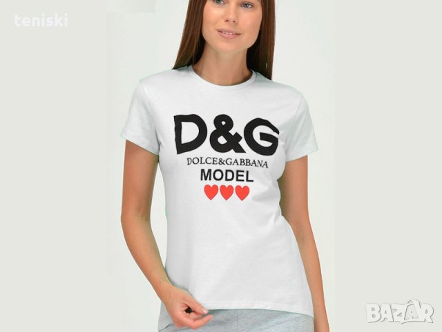 Тениска Dolce & Gabbana принт 4 модела всички размери , снимка 4 - Тениски - 30389150