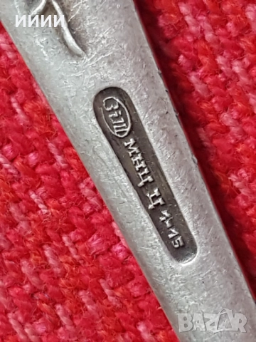 Посребрени лъжици , снимка 4 - Антикварни и старинни предмети - 52351621