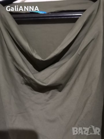 СТРАХОТНА ТУНИКА В ТЮТЮНЕВО ЗЕЛЕН ЦВЯТ XL-2XL , снимка 2 - Туники - 40692806