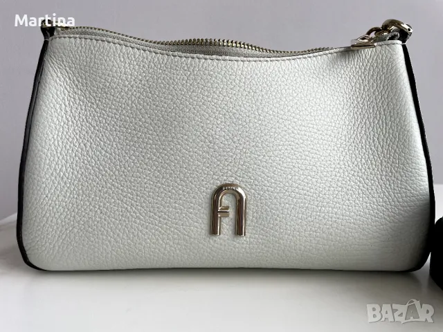 Furla кожена чанта, снимка 2 - Чанти - 47555211